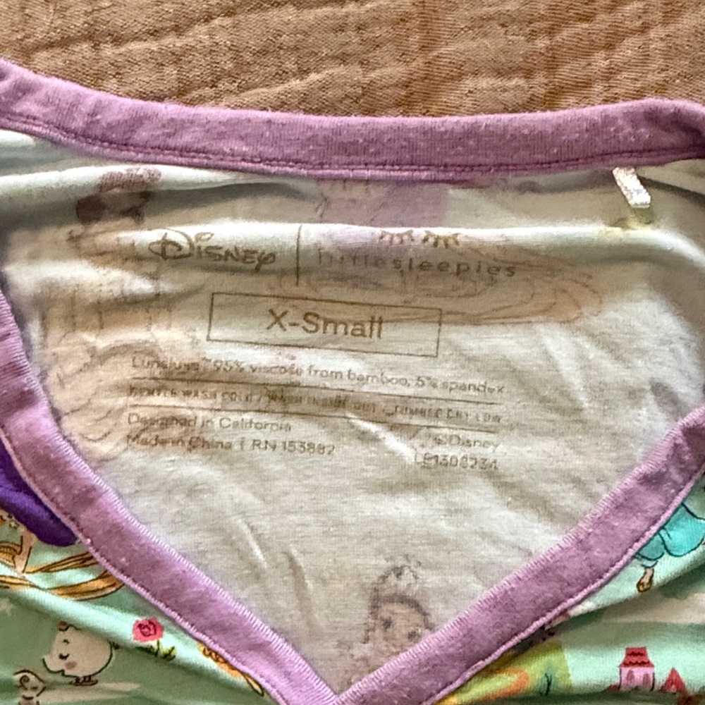 Little sleepies women’s Disney princess pajama top - Picture 2 of 2